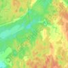 Tilla küla topographic map, elevation, terrain