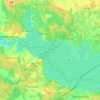 Jezioro Siemianowskie topographic map, elevation, terrain