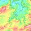 Sarria topographic map, elevation, terrain