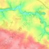 Roussay topographic map, elevation, terrain