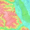 Kozyn Settlement Hromada topographic map, elevation, terrain
