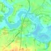 Wroxham topographic map, elevation, terrain