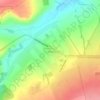 Ivanivske topographic map, elevation, terrain