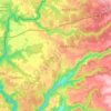 Messeix topographic map, elevation, terrain