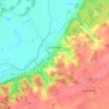 Czarnków topographic map, elevation, terrain