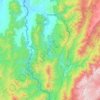Swampy Plains River topographic map, elevation, terrain