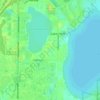 Lake Hart topographic map, elevation, terrain
