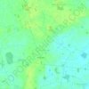 Komorniki topographic map, elevation, terrain