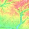 Surin topographic map, elevation, terrain