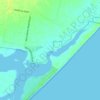 Mcloughlins Beach topographic map, elevation, terrain