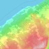 Port George topographic map, elevation, terrain