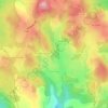 Ménoire topographic map, elevation, terrain