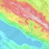Općina Starigrad topographic map, elevation, terrain