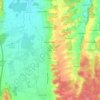 Buch topographic map, elevation, terrain