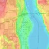 Lakeland topographic map, elevation, terrain