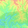 Serranópolis do Iguaçu topographic map, elevation, terrain