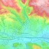 Krzeszowice topographic map, elevation, terrain