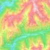 Vezza d'Oglio topographic map, elevation, terrain