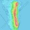 Upper Rock - Gibraltar Nature Reserve topographic map, elevation, terrain