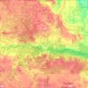 Oscoda County topographic map, elevation, terrain