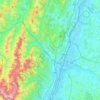 Mâconnais Beaujolais Agglomération topographic map, elevation, terrain