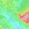 Mór topographic map, elevation, terrain