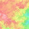 uMgeni Local Municipality topographic map, elevation, terrain