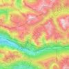 Dalaas topographic map, elevation, terrain