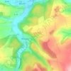 Rheder topographic map, elevation, terrain