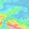 Medway topographic map, elevation, terrain