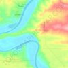 Ponde topographic map, elevation, terrain