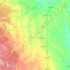 Mountain View County topographic map, elevation, terrain