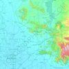 Saraburi Province topographic map, elevation, terrain