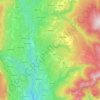 Predaia topographic map, elevation, terrain