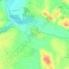 Osiek Jasielski topographic map, elevation, terrain