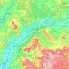 Lichtenfels topographic map, elevation, terrain