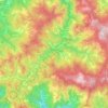 Rezzoaglio topographic map, elevation, terrain