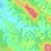 Lalin topographic map, elevation, terrain