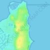 Scarborough topographic map, elevation, terrain