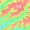 Lendou-en-Quercy topographic map, elevation, terrain