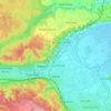 Reda topographic map, elevation, terrain