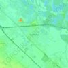 Siechnice topographic map, elevation, terrain