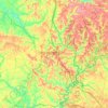 Rockcastle County topographic map, elevation, terrain