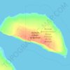 Akimiski Island topographic map, elevation, terrain