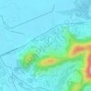 Freshwater topographic map, elevation, terrain