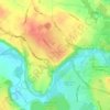 Barnton topographic map, elevation, terrain