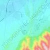 Ghala topographic map, elevation, terrain