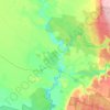 Dartmoor topographic map, elevation, terrain