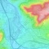 07747 topographic map, elevation, terrain