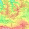 Triptis topographic map, elevation, terrain